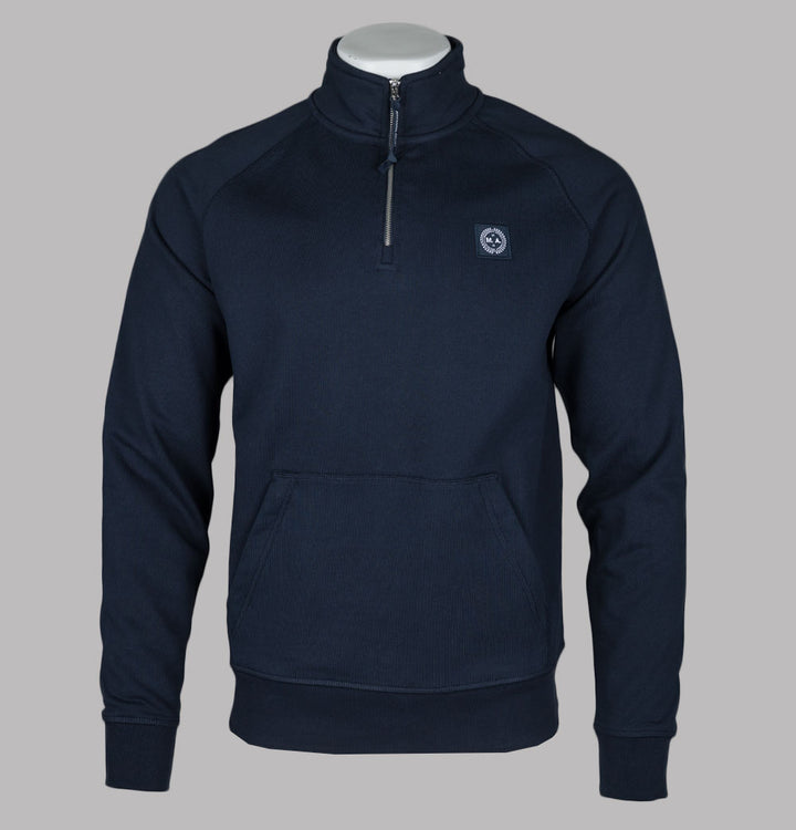 Marshall Artist Foundation 1/4 Zip Sweatshirt Navy