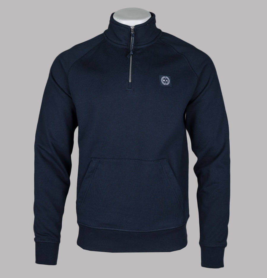 Marshall Artist Foundation 1/4 Zip Sweatshirt Navy