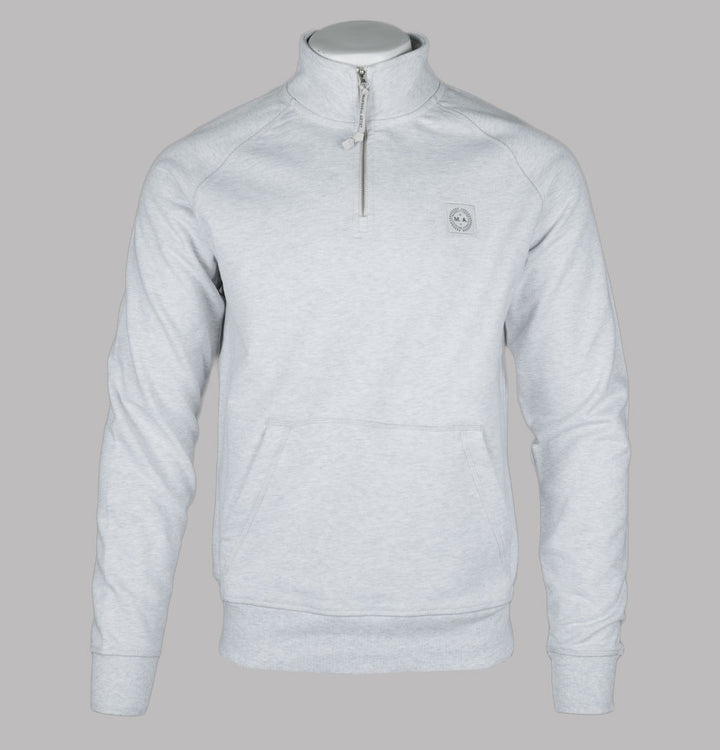 Marshall Artist Foundation 1/4 Zip Sweatshirt Snow Marl