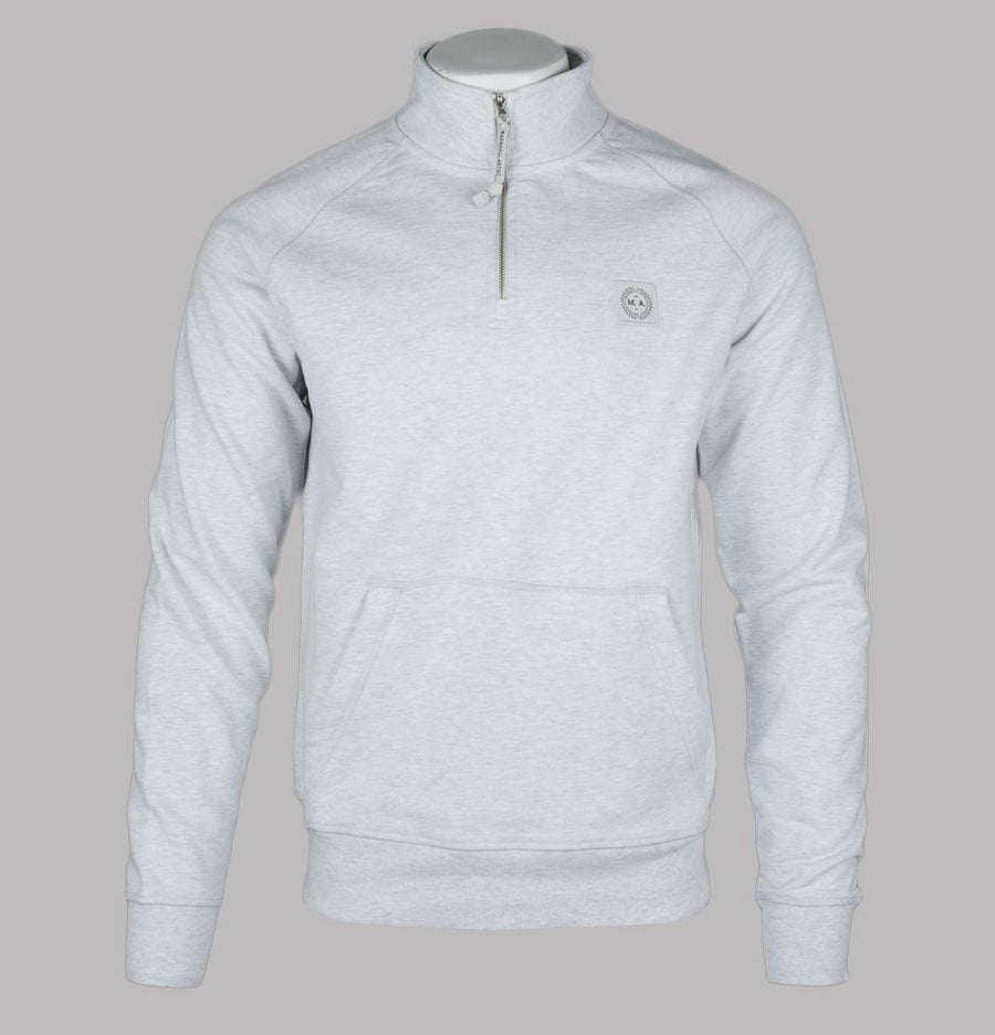 Marshall Artist Foundation 1/4 Zip Sweatshirt Snow Marl