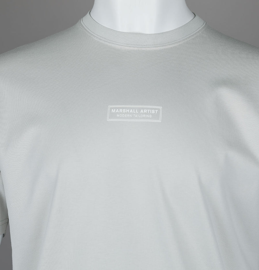 Marshall Artist Injection Box Logo T-Shirt Dove Grey