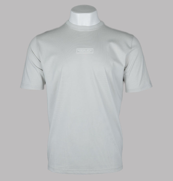 Marshall Artist Injection Box Logo T-Shirt Dove Grey