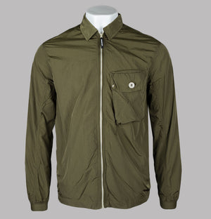 Marshall Artist Krinkle Nylon Overshirt Khaki