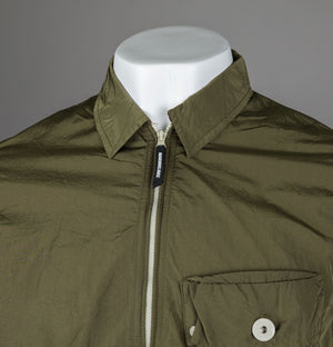 Marshall Artist Krinkle Nylon Overshirt Khaki