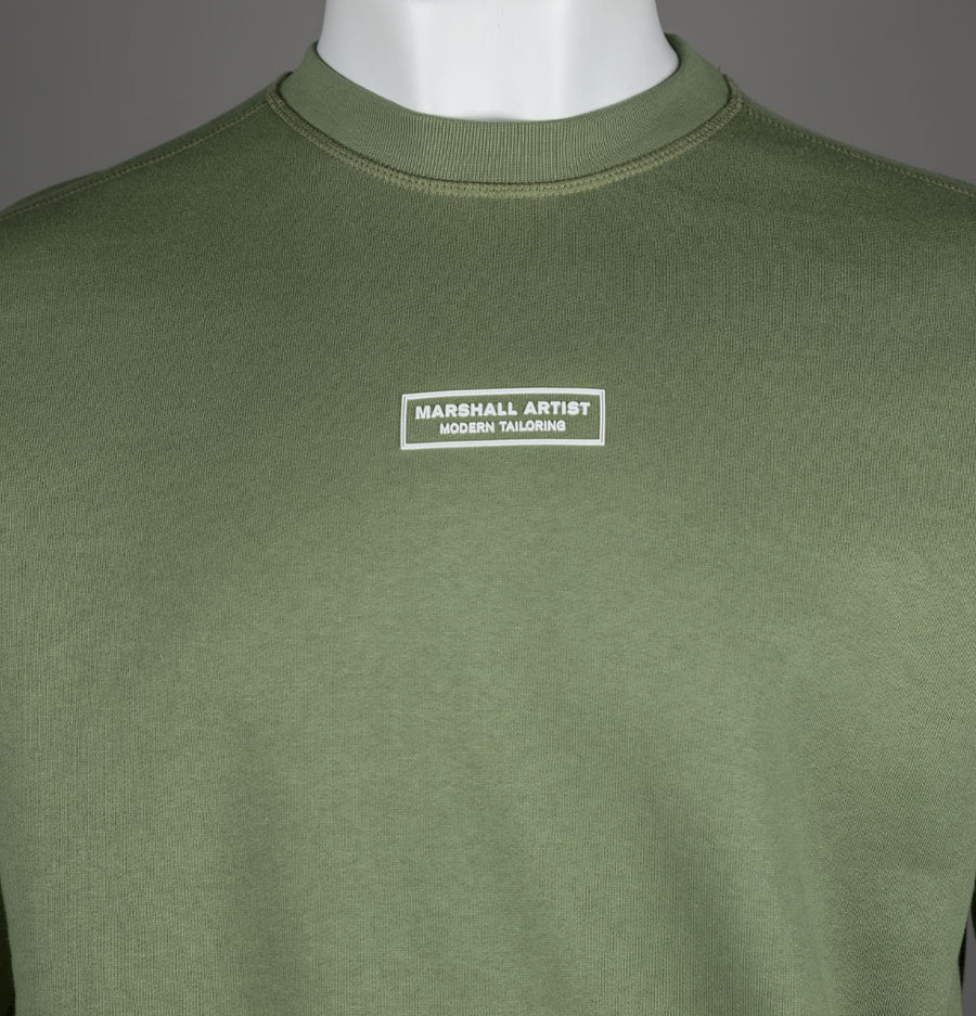 Marshall Artist Siren Box Logo Fleece Back Sweatshirt Clay