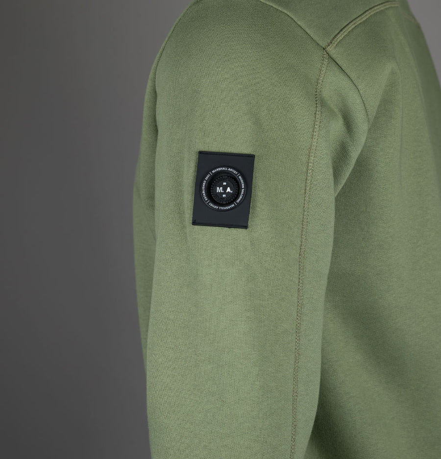 Marshall Artist Siren Box Logo Fleece Back Sweatshirt Clay