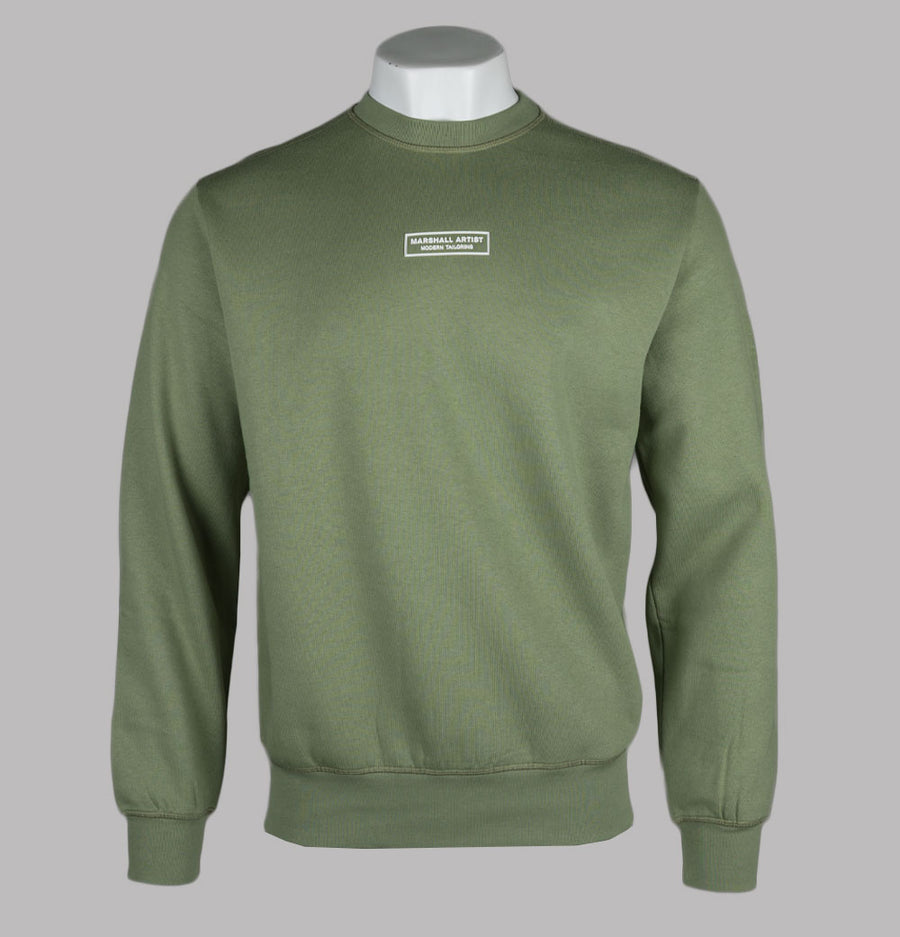 Marshall Artist Siren Box Logo Fleece Back Sweatshirt Clay