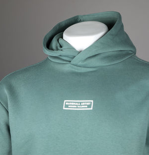 Marshall Artist Siren Box Logo OTH Hoodie Atlantic Green