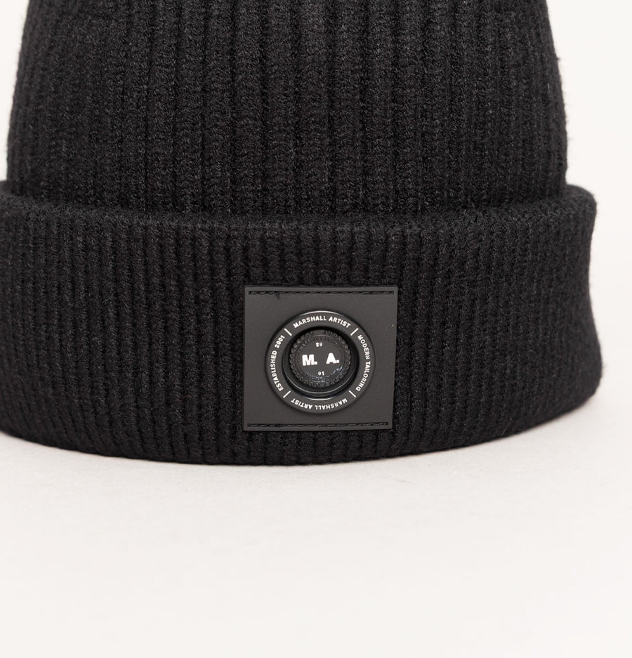 Marshall Artist Siren Cable Knit Beanie Black