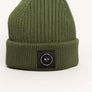 Marshall Artist Siren Cable Knit Beanie Khaki