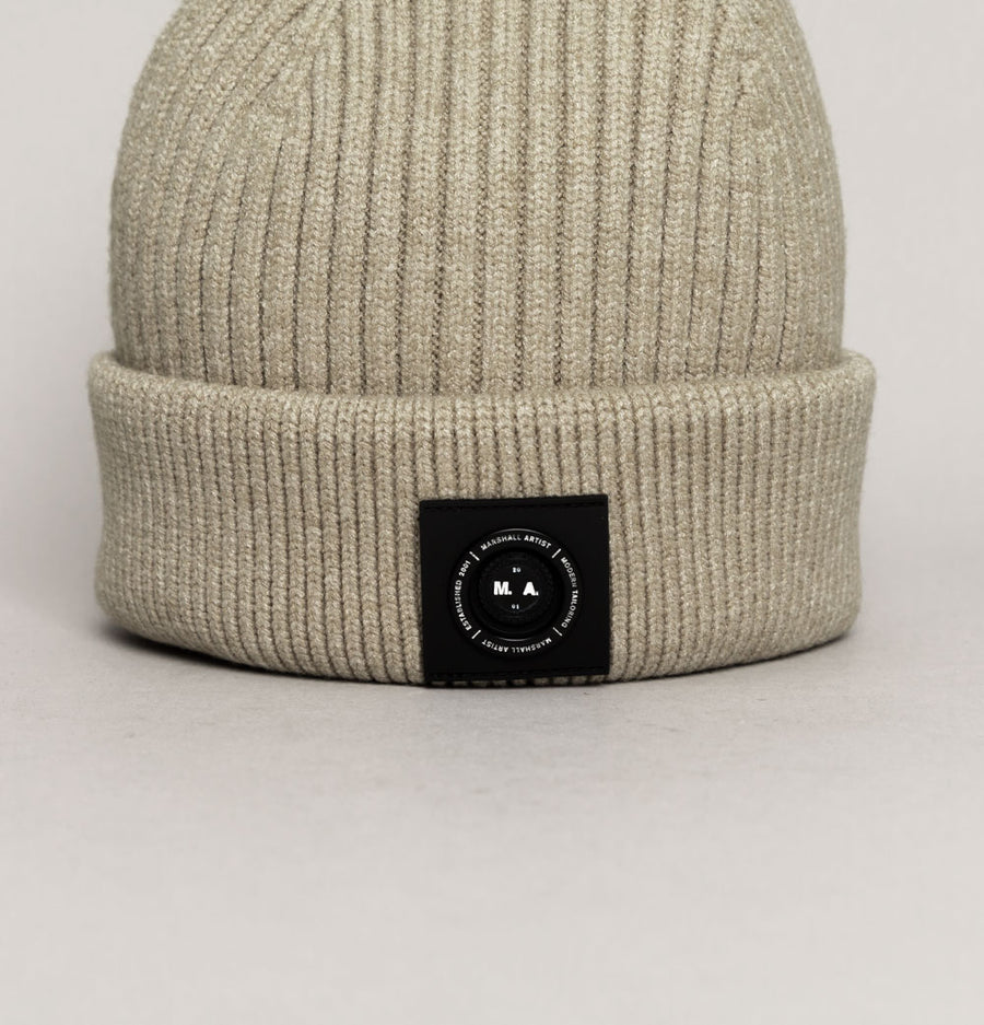 Marshall Artist Siren Cable Knit Beanie Stone