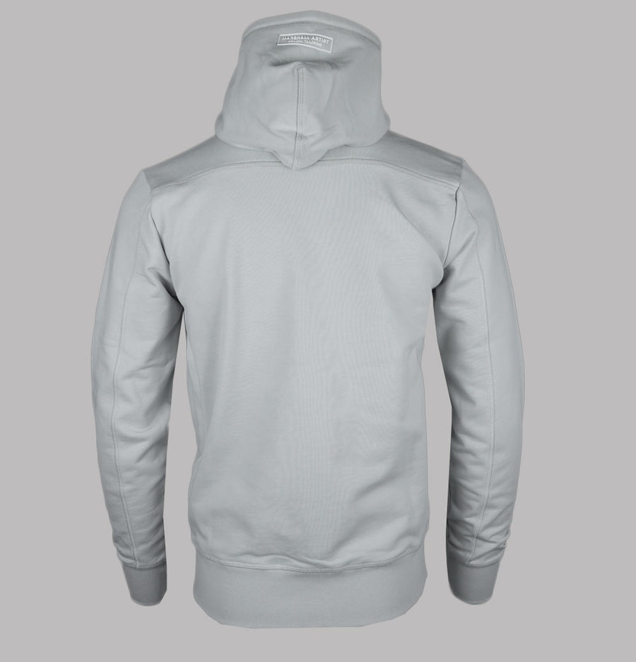 Marshall Artist Siren Full Zip Hooded Sweatshirt Dove Grey