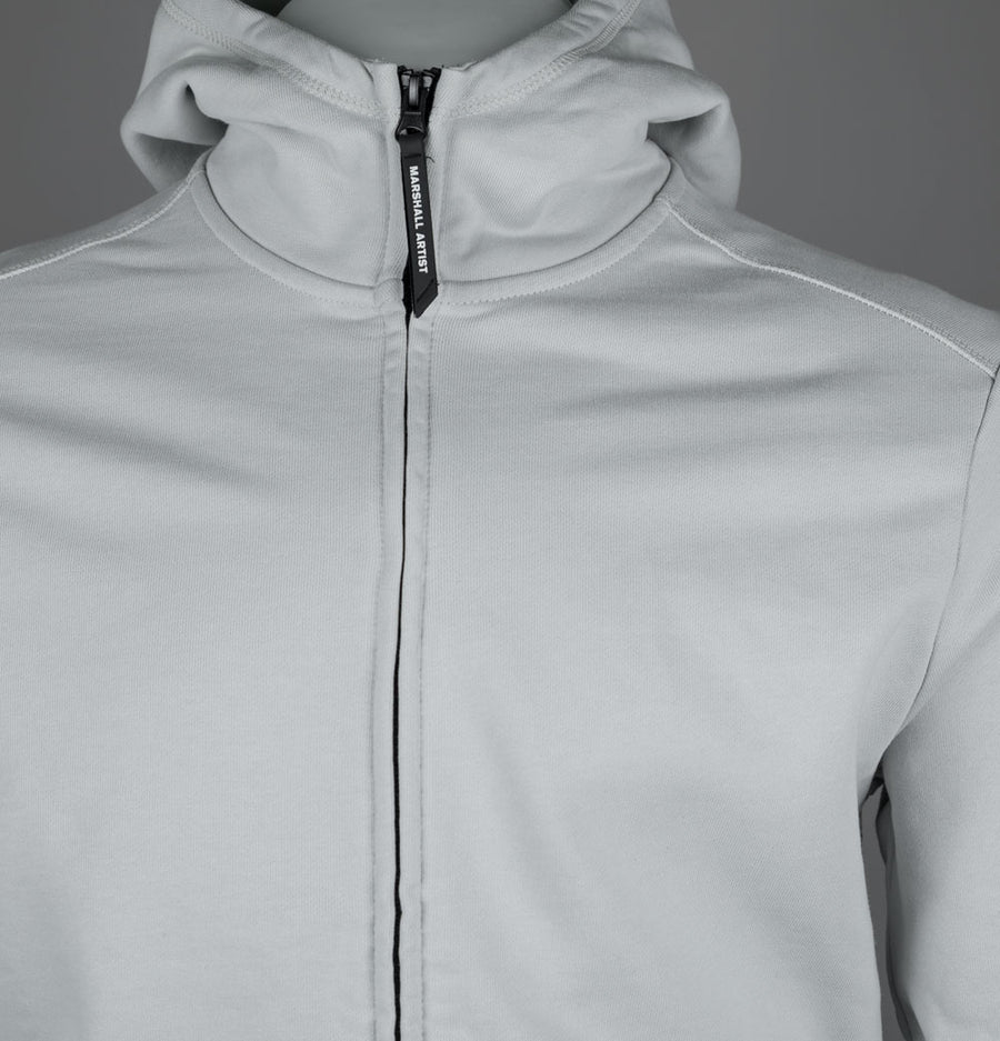 Marshall Artist Siren Full Zip Hooded Sweatshirt Dove Grey