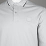 Marshall Artist Siren LS Tipped Polo Shirt Ghost Grey