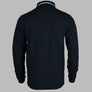 Marshall Artist Siren LS Tipped Polo Shirt Navy