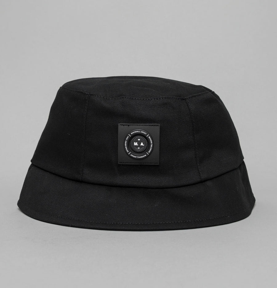 Marshall Artist Siren Washed Cotton Bucket Hat Black