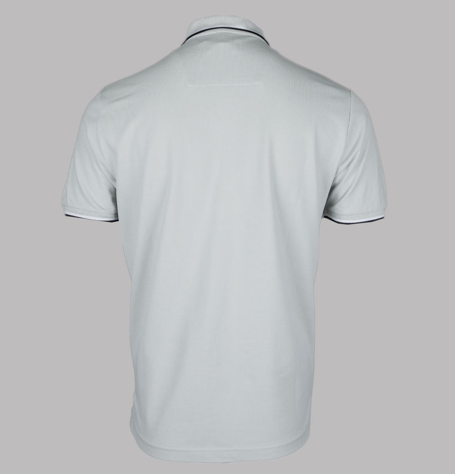 Marshall Artist Tipped Polo Shirt Dove Grey
