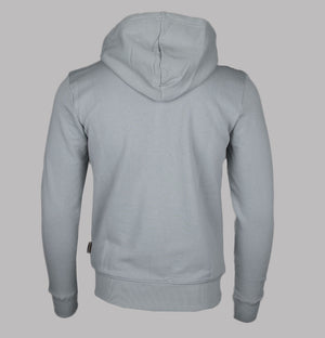Napapijri Balis Full Zip Up Hooded Sweatshirt Ultimate Grey