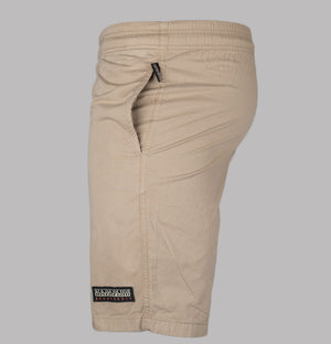 Napapijri Boyd Cotton Shorts Beige Cornstalk