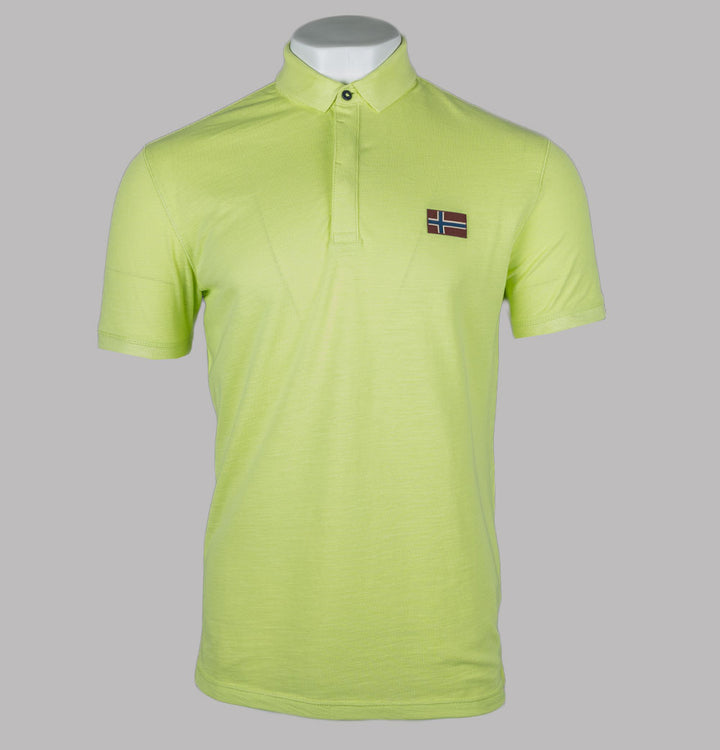 Napapijri Ebea Polo Shirt Yellow Sunny