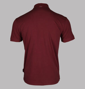 Napapijri Elbas Jersey Polo Shirt Tibetan Red