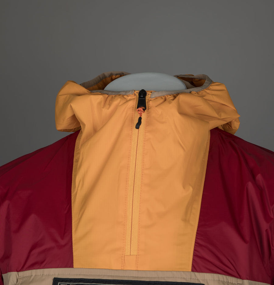 Napapijri Rainforest Ripstop Anorak Jacket Beige/Red/Orange