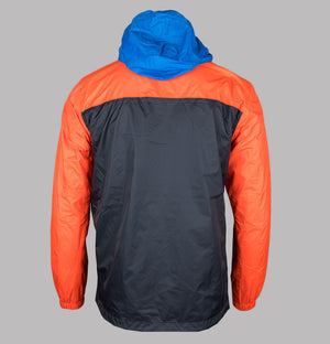 Napapijri Rainforest Ripstop Anorak Jacket Black/Orange/Blue