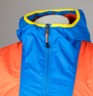 Napapijri Rainforest Ripstop Anorak Jacket Black/Orange/Blue