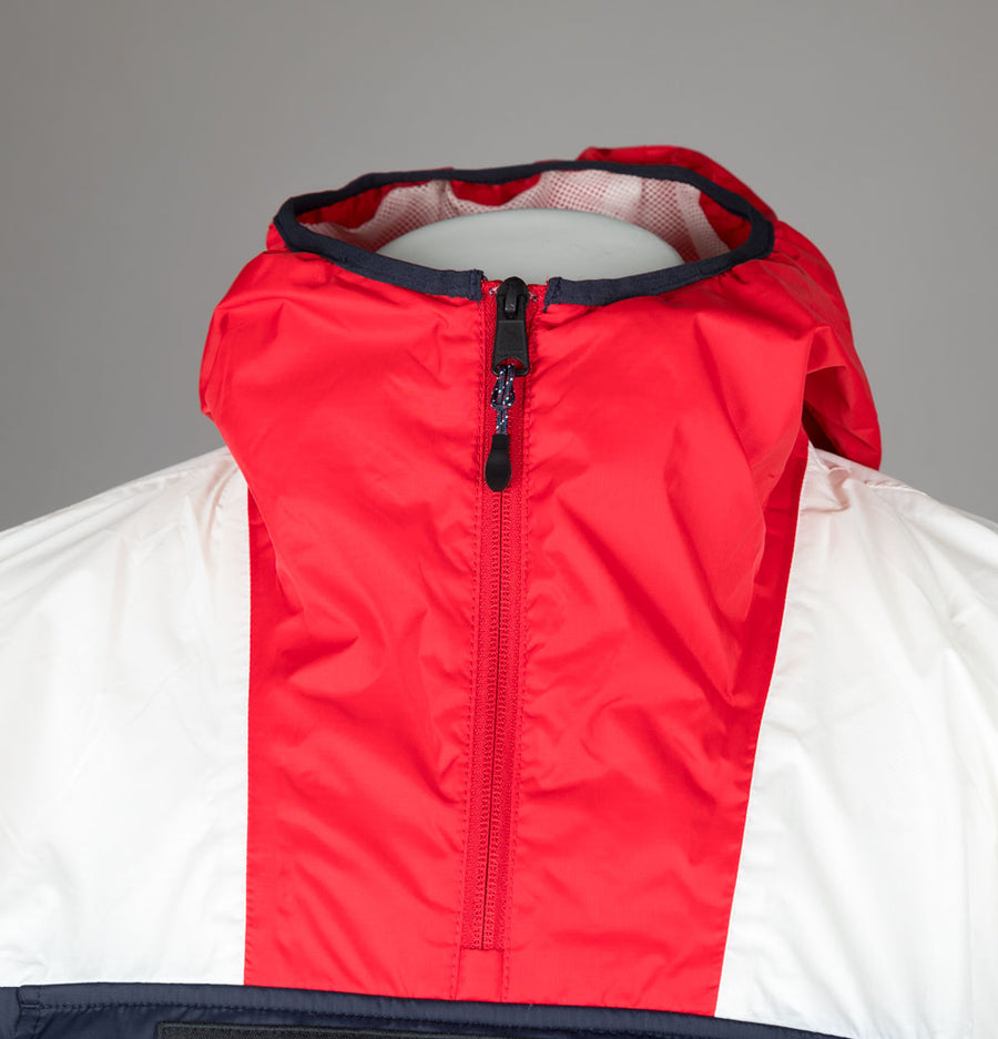 Napapijri Rainforest Ripstop Anorak Jacket Navy/White/Red