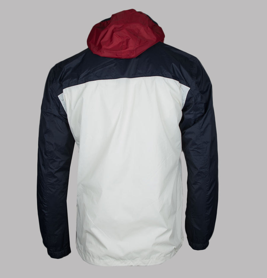 Napapijri Rainforest Ripstop Anorak Jacket White/Navy/Red