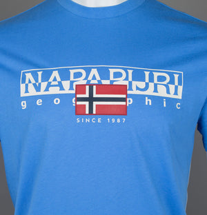 Napapijri S-Aylmer T-Shirt Ultra Marine Blue