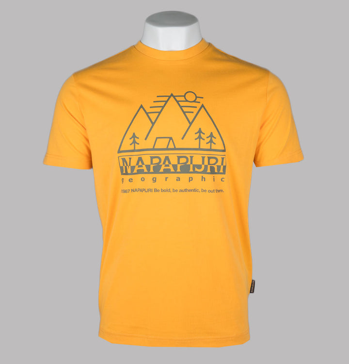 Napapijri S-Faber T-Shirt Yellow Kumquat