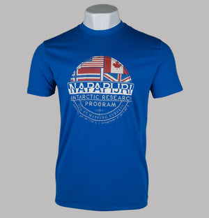 Napapijri S-Turin Graphic T-Shirt Blue Lapis