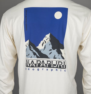 Napapijri Telemark LS T-Shirt Whisper White