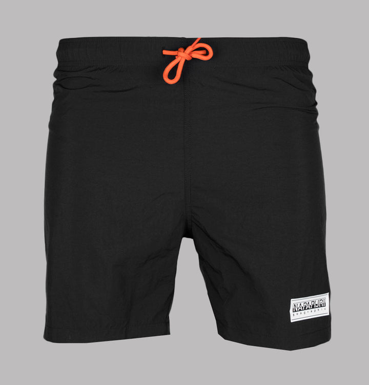 Napapijri V-Box Logo Swim Shorts Black