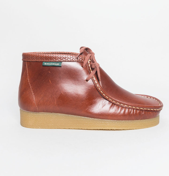 Nicholas Deakins Solo Leather Boots Antique Brown