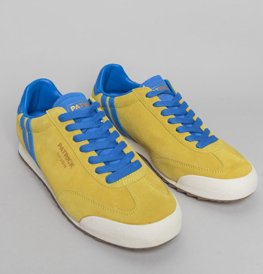 Patrick Dijon Trainers Yellow/Royal Blue