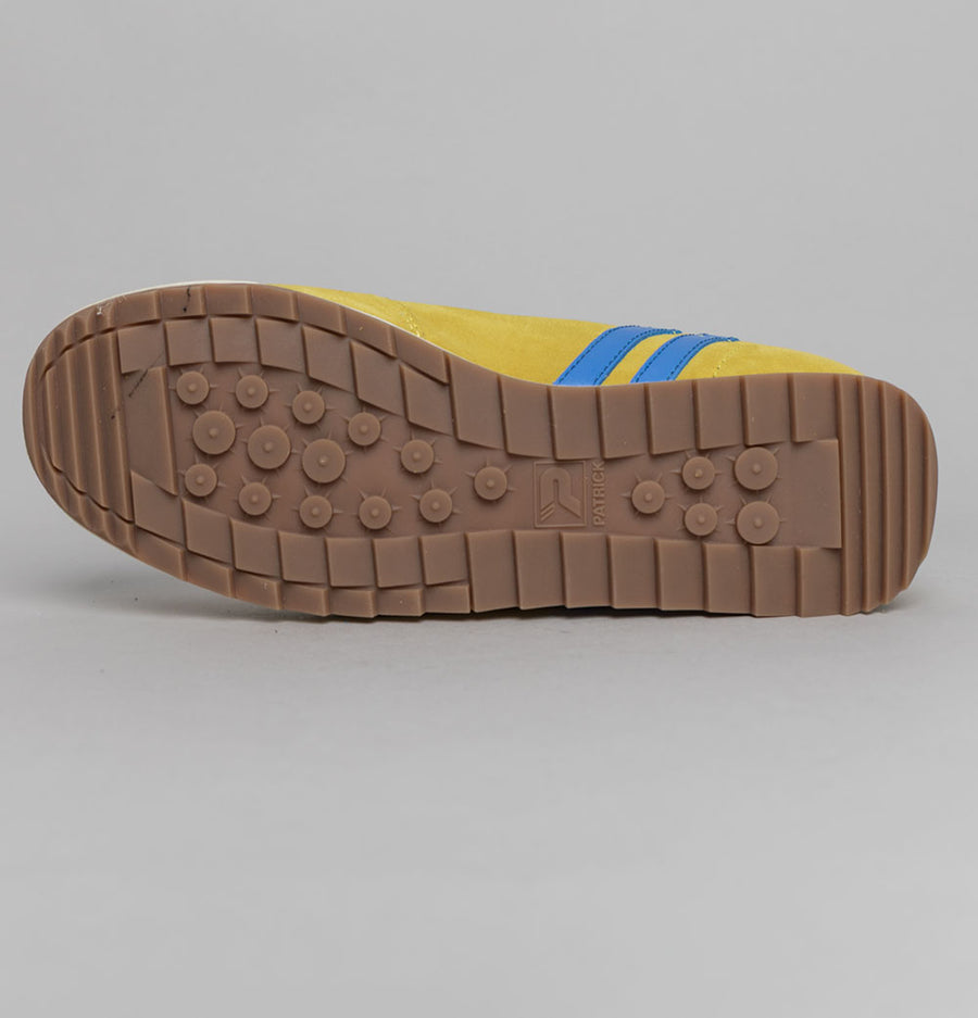 Patrick Dijon Trainers Yellow/Royal Blue