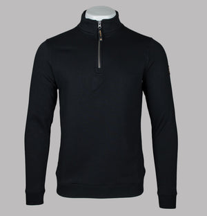 Patrick Harlem 1/4 Zip Sweatshirt Black