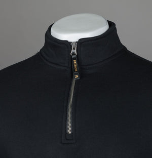 Patrick Harlem 1/4 Zip Sweatshirt Black