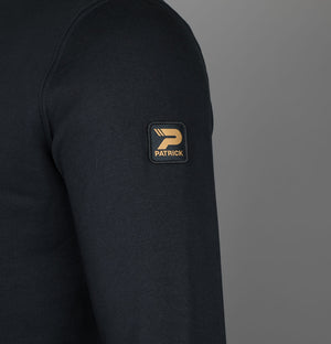 Patrick Harlem 1/4 Zip Sweatshirt Black