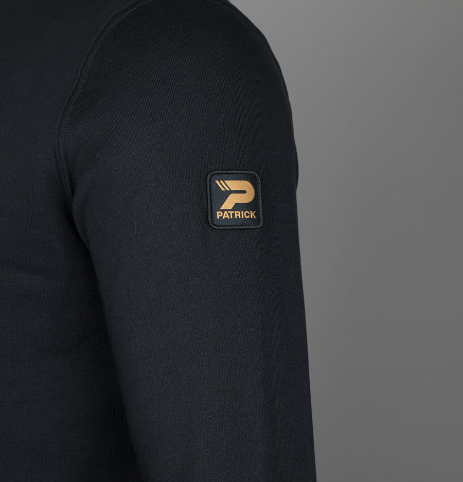 Patrick Harlem 1/4 Zip Sweatshirt Black
