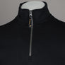 Patrick Harlem Fleece Back 1/4 Zip Sweatshirt Black