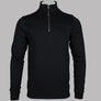 Patrick Harlem Fleece Back 1/4 Zip Sweatshirt Black