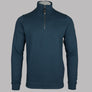 Patrick Harlem Fleece Back 1/4 Zip Sweatshirt Dark Blue