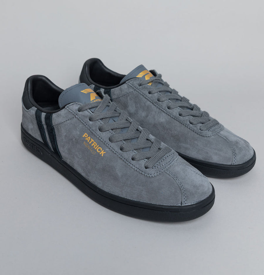 Patrick Monaco Cupsole Trainers Charcoal/Black