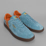 Patrick Monaco Cupsole Trainers Light Blue/Orange