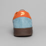 Patrick Monaco Cupsole Trainers Light Blue/Orange