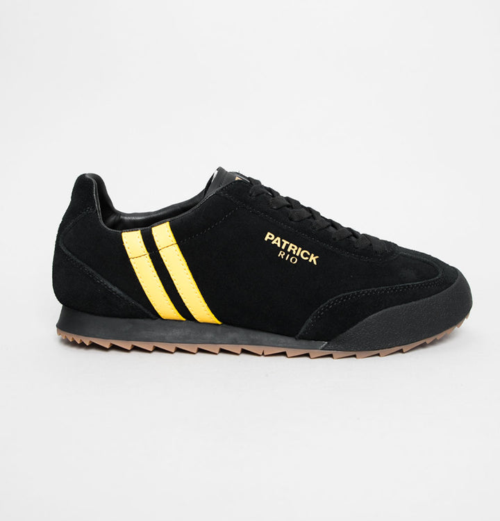 Patrick Rio Trainers Black/Yellow