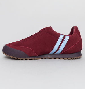 Patrick Rio Trainers Burgundy/Sky Blue